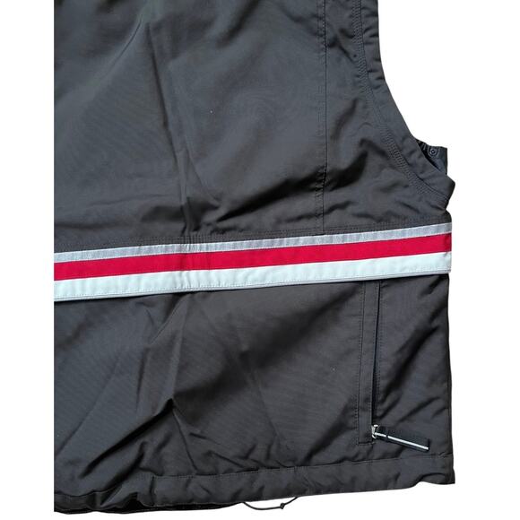 Phenix Black Ski Snowboard Insulated Vest Full Zip Snaps Pockets Men's Medium - Picture 9 of 9